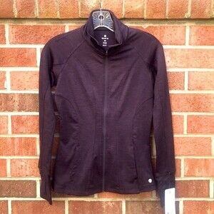 Apana Purple Zip Jacket sz XS NWT